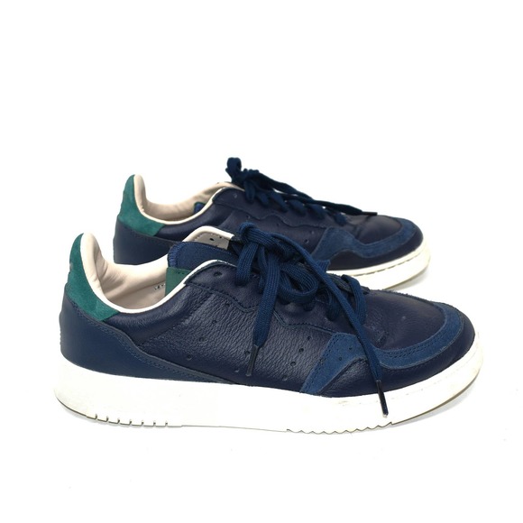 Adidas Supercourt Men's Sneakers Collegiate Navy Green EF9206 EUC Size 7 - Picture 6 of 11